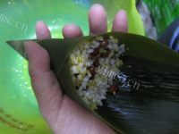 美味锥子型素粽子做法图解4)
