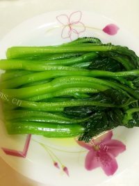 懒人菜白灼菜心做法图解8)
