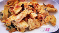 易做的西红柿烧茄子做法图解4)