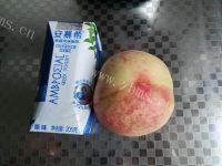 甜蜜蜜桃酸奶汁做法图解1)