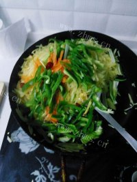 独特的醋溜土豆丝做法图解5)