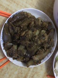家常菜咸鱼茄子