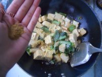 平凡的家常葱烧豆腐做法图解10)