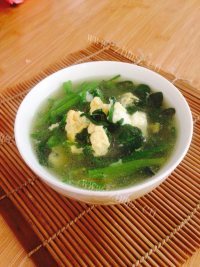 菠菜鸡蛋汤做法图解9)