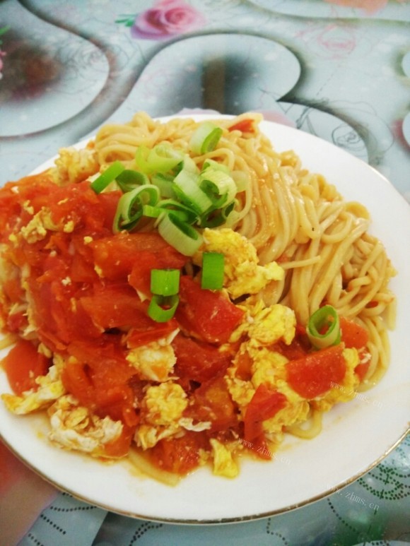 番茄鸡蛋炒面