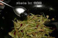 家常菜辣炒四季豆