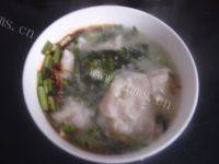 自己做的红油馄饨