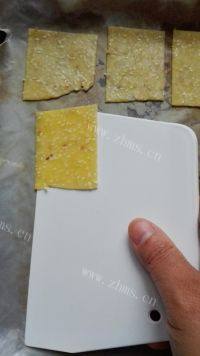 自己做的芝麻薄片饼干做法图解9)