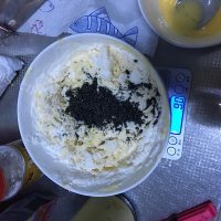 自制黑芝麻曲奇做法图解2)