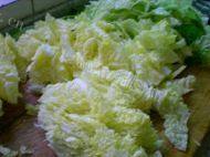 家常菜白菜豆片做法图解2)