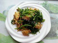 家常菜茴香炒鸡蛋做法图解6)