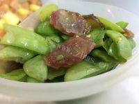 家常荷兰豆炒腊肉