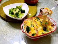 质嫩爽口的芝士焗饭做法图解14)