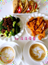 美味的香煎鸡排