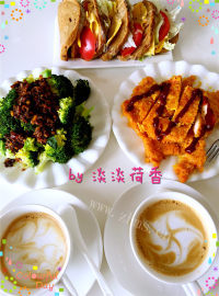 美味的香煎鸡排