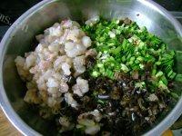 自己做的素三鲜水饺做法图解5)