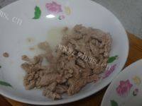 家常菜苦瓜炒肉丝做法图解5)