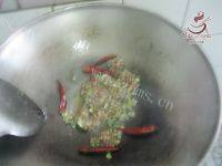 家常菜肉末菜花做法图解4)