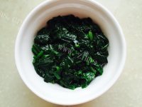 美味青菜鸭肝粥做法图解9)