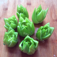 美味的翡翠莲花盏做法图解4)