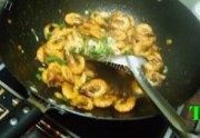美味的香辣咖喱虾