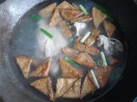 自制鸡汁回卤干做法图解4)