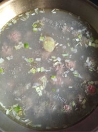 牛肉丸子萝卜汤做法图解16)