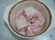 家常菜黄豆猪手汤做法图解3)