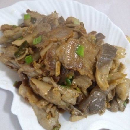 袖珍菇炒肉片