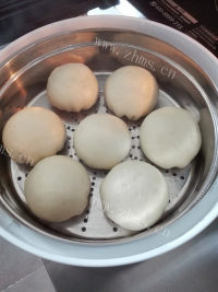 简易的奶香豆沙包