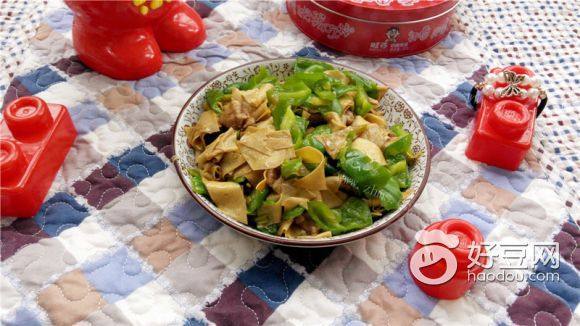 自制尖椒干豆腐