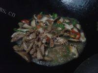 健康美食之香菇炒肉片