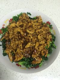 美味的蛋酱菠菜