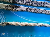 自制芝麻面包棒做法图解8)