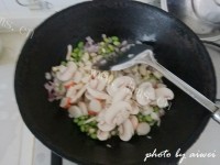美味的海鲜焗饭做法图解10)