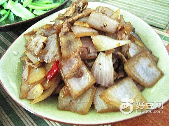 诱人的洋葱肉丝