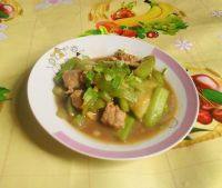 其味无穷的肉片炒丝瓜