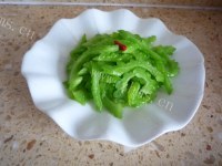 美味的蜜汁苦瓜做法图解5)