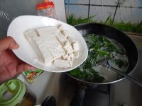 好吃的青菜豆腐年糕汤做法图解9)