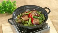 家常菜干锅四季豆