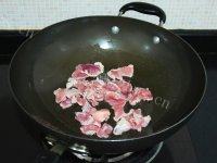 自己做的荷兰豆炒肉做法图解3)