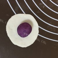 透明的奶香紫薯水晶汤圆做法图解10)