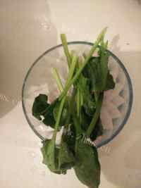 简单版鸡蛋菠菜汤做法图解3)