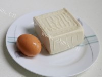 家常菜鸡蛋煎豆腐做法图解1)