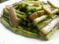 口感好的茄子炒豆角