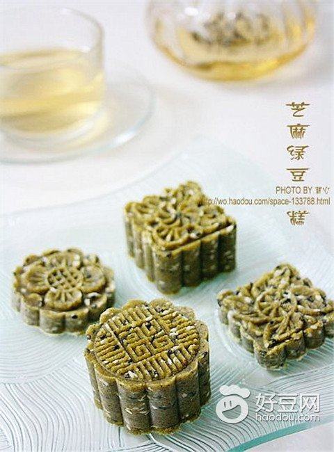 芝麻绿豆糕