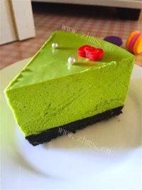 美味的抹茶芝士蛋糕做法图解16)