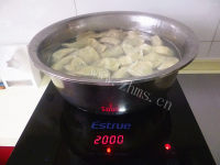 美味的荠菜猪肉饺子做法图解11)
