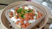 美味的土豆火腿饭做法图解1)