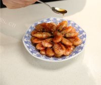 花雕油爆北极虾做法图解9)